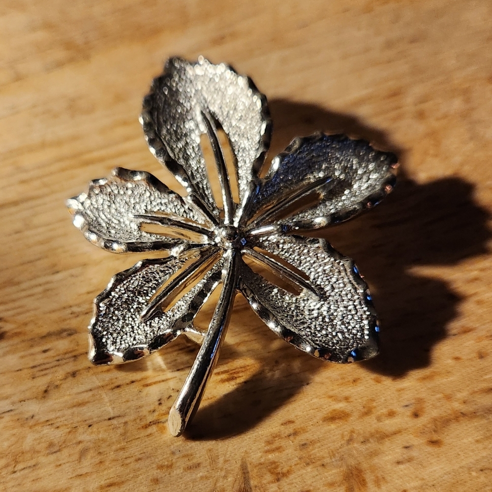 Silvertone pin